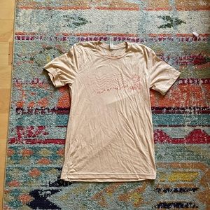 NWOT Coalition Snow shred the patriarchy t-shirt